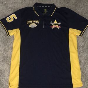 North Queensland Cowboys NRL Australian Rugby League Team golf Polo shirt jersey